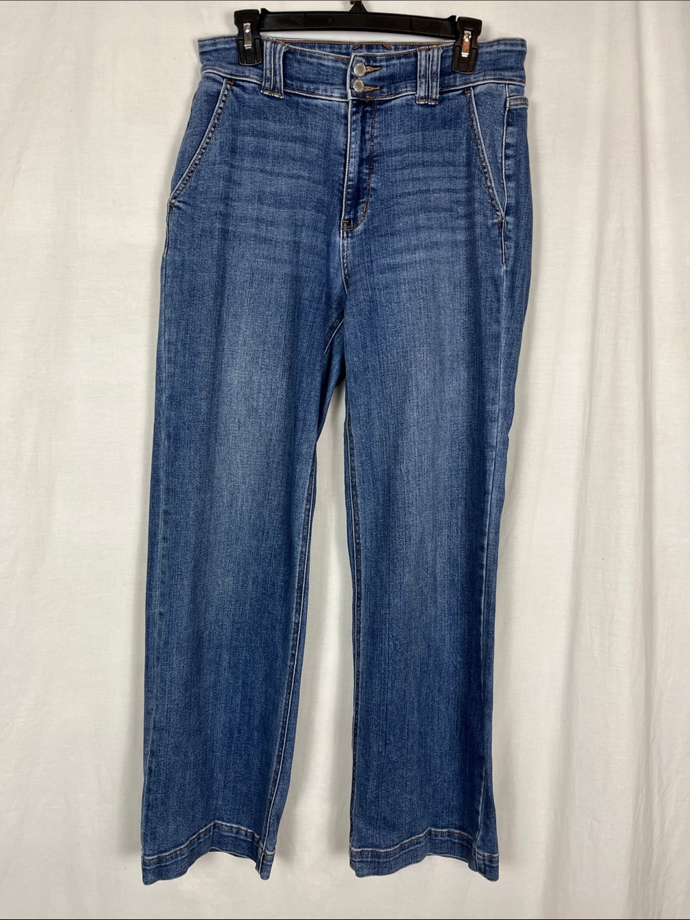 Judy Blue Wide Leg Blue Denim Jeans
